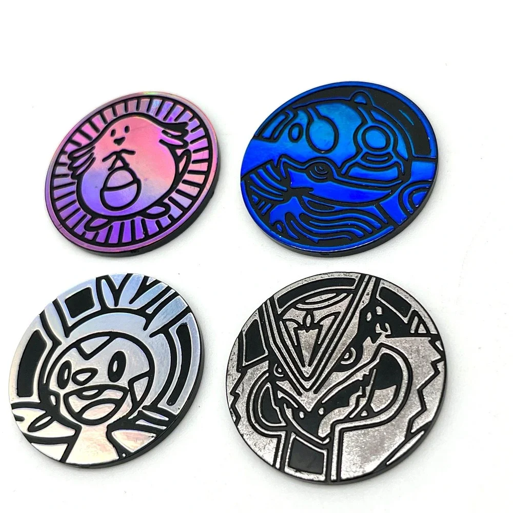 Pokemon TCG Coins Lot of 4 Collectible Game‎ Coins Chansey Lugia Grookey